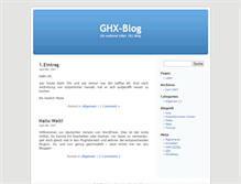 Tablet Screenshot of ghx.de